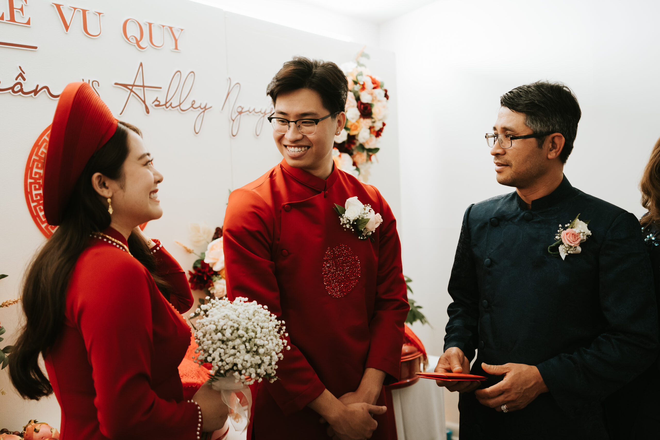 happy couple, bride and groom at their wedding ceremony